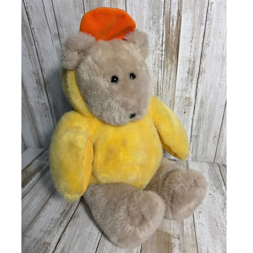 Starbucks Bearista Bear 6th Edition 1999 Yellow Duck Costume Plush 19 Inch - Picture 2 of 8